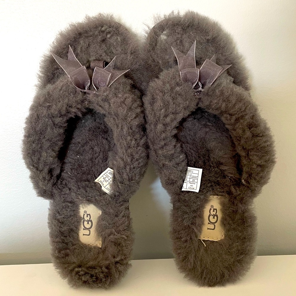 Ugg Grey Slipper Sandals